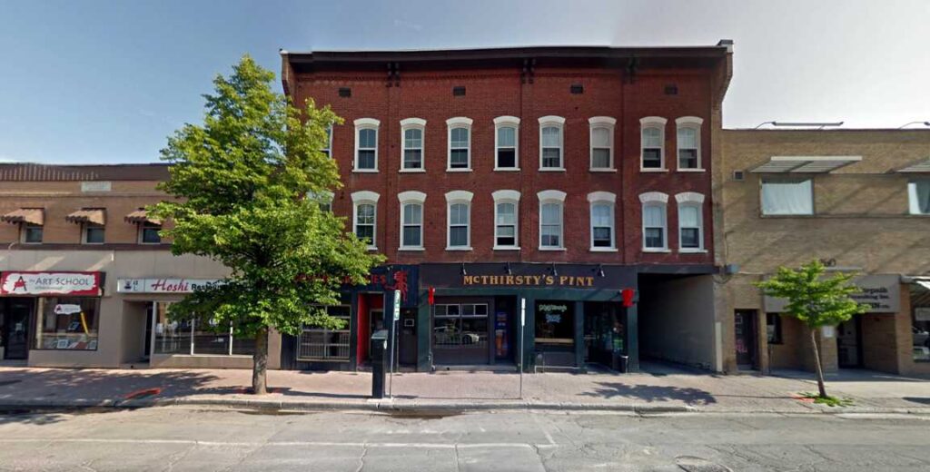 Source: 166 Charlotte Street, from Google Maps