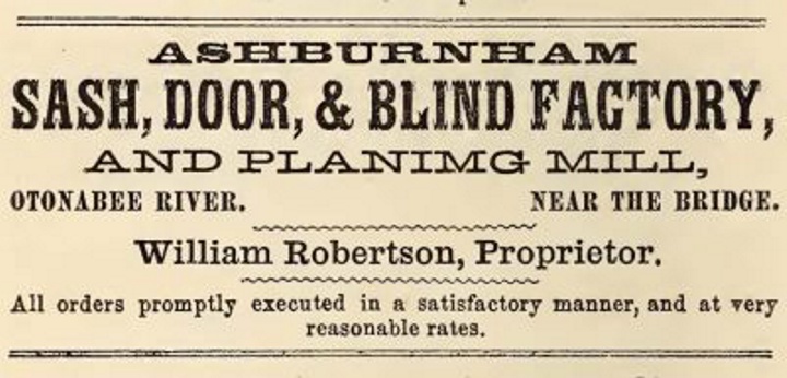 Robertson Ashburnham Sash Factory