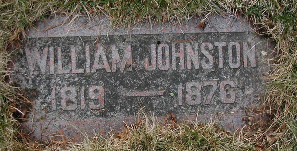 William Johnston Grave Marker