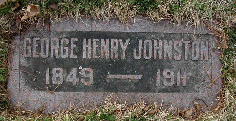 George Henry Johnston Grave Marker