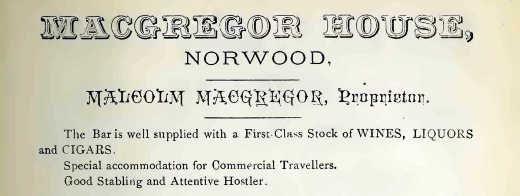 Macgregor House Hotel in Norwood, Ontario