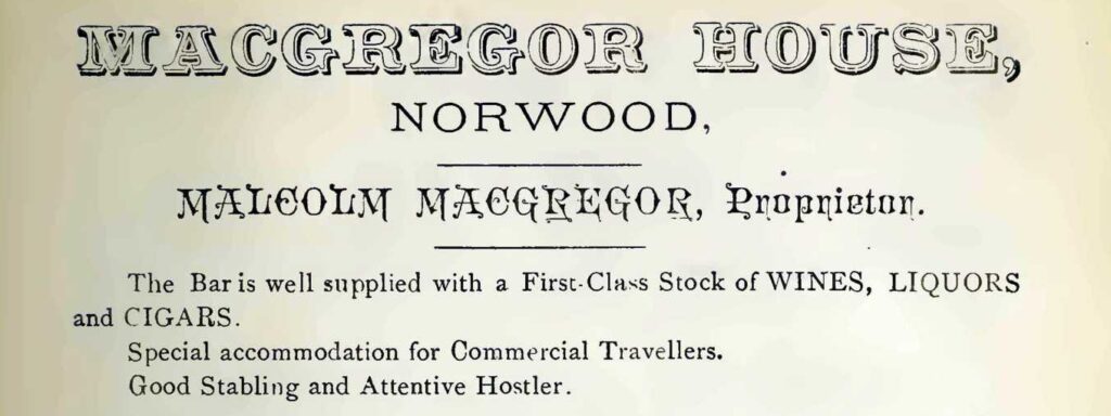 Macgregor House Hotel in Norwood, Ontario