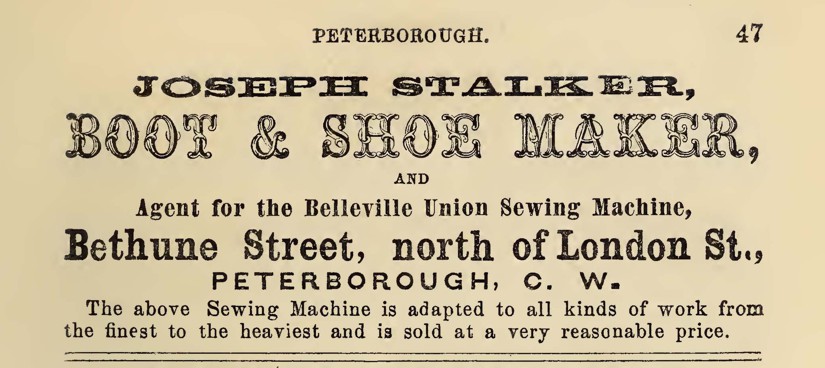 Joseph Stalker Boot & Shoe Maker