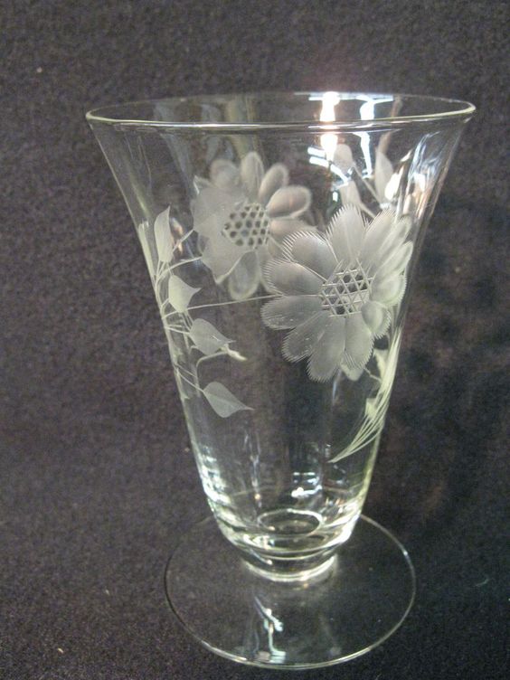 Cornflower wine glass