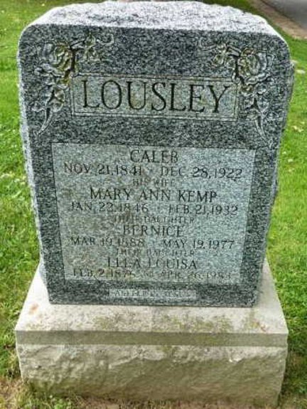 Lousley Family Headstone
