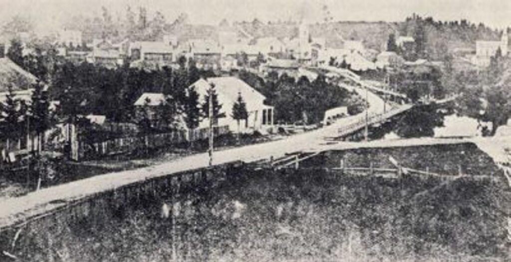 Norwood Village circa 1866