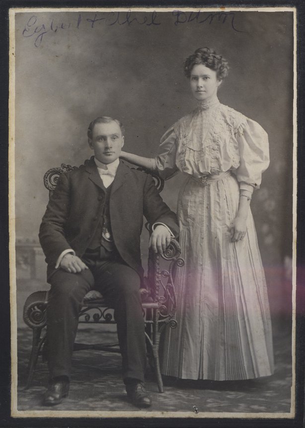Egbert and Ethel Dunn circa 1907-1908