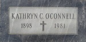 Kathryn O'Connell Headstone