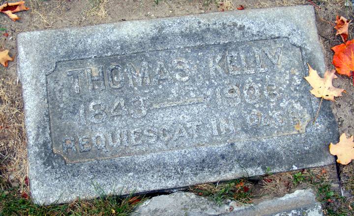 Thomas Kelly Headstone