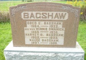 Obediah Bagshaw Headstone