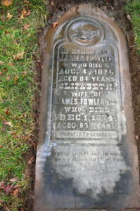 James Fowler Headstone