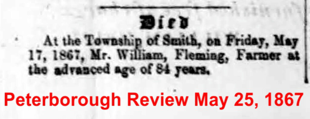 William Fleming Death Notice