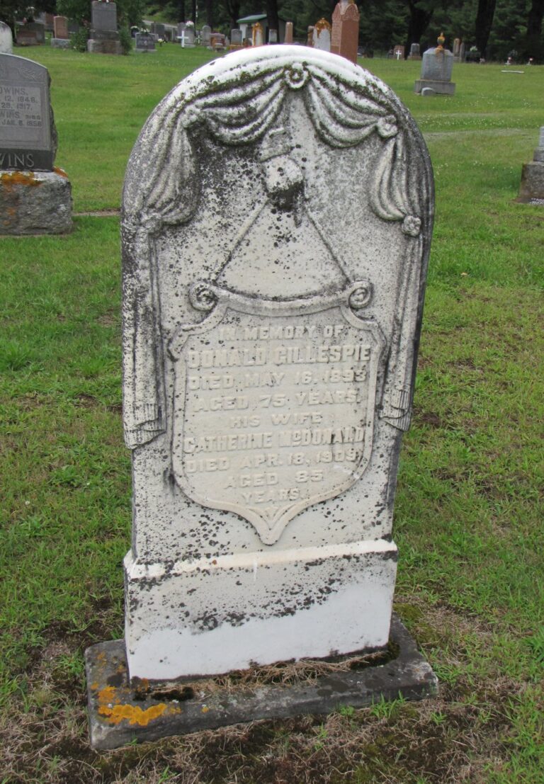 Donald Gillespie Headstone
