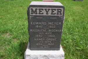 Edward Meyer Headstone