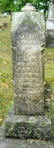 Sylvanus Mullett Headstone