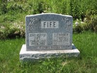 John Ashton Fife Headstone