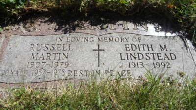 Russell Martin Headstone